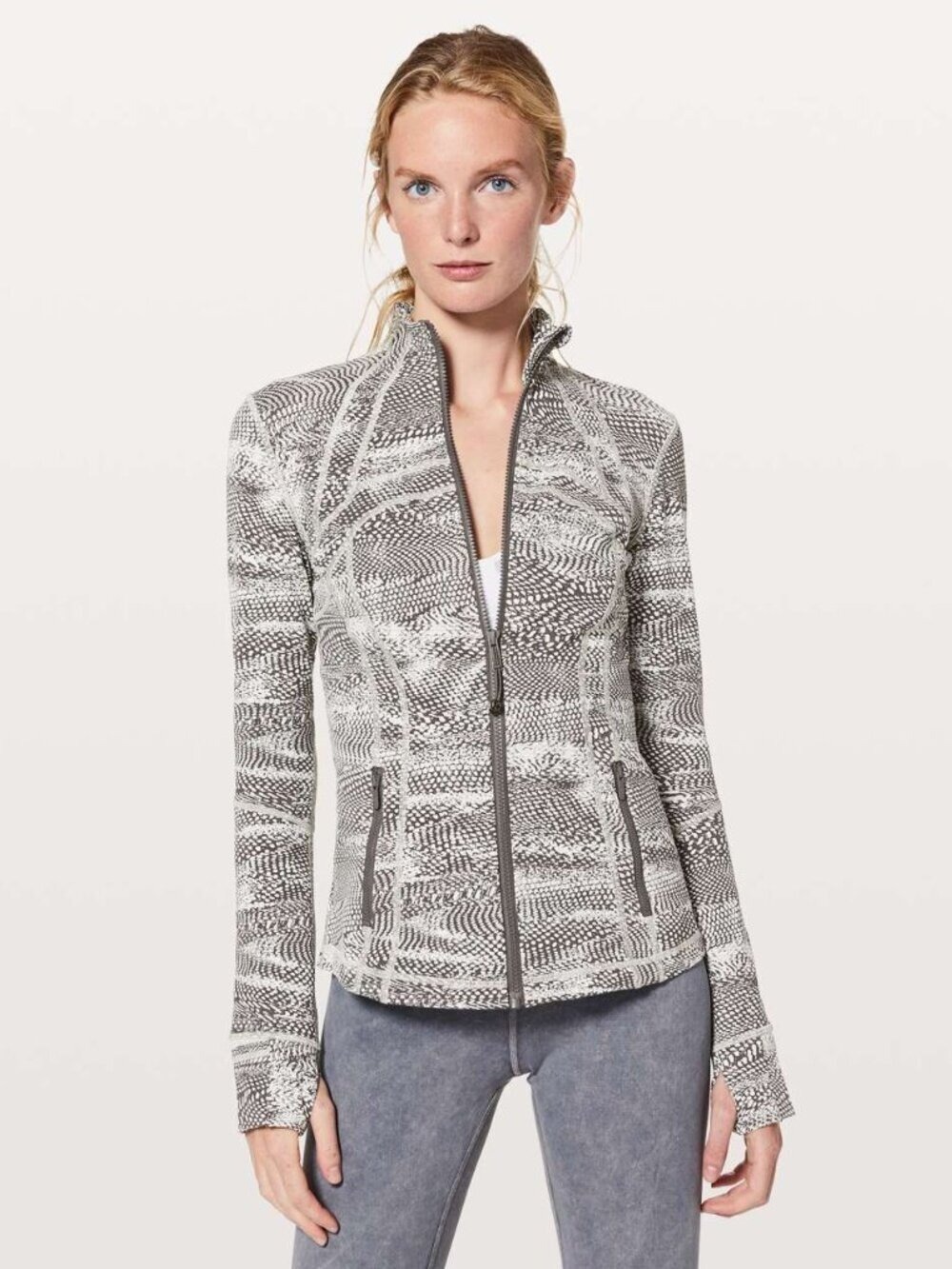 Lululemon Define Jacket Vapor Metal Grey Size 8